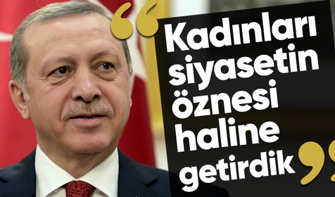 "Kadınlarla Büyük Türkiye Yolunda" programına katılan Cumhurbaşkanı Erdoğan AK Parti'nin kadın üye sayısını açıkladı