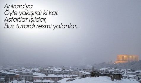 Başkent Ankara'da kar sevinci! Şehir beyaz örtüyle kaplandı, vatandaşlar karın keyfini çıkardı