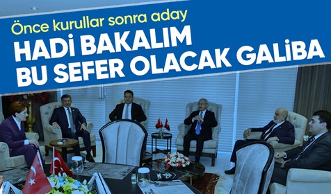 13 Şubat'taki zirve öncesinde 6'lı masa liderleri partilerinden yetki almaya başladı