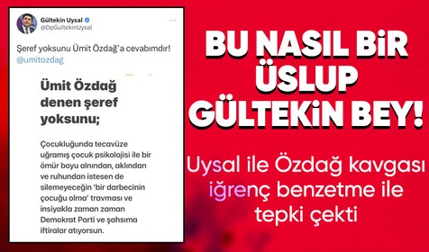 Demokrat Parti Lideri Gültekin Uysal ile Zafer Partisi lideri Ümit Özdağ arasındaki kavgada çirkin üslup! "İstismara uğramış çocuk" sözü tepki çekti