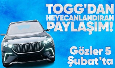 TOGG'dan ön satış için heyecanlandıran paylaşım: 5 Şubat'a işaret edildi!
