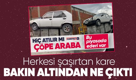 Araba hiç çöpe atılır mı? İstanbul'da sanayi sitesinde çöpe atılan araba olayının arkasından bakın ne çıktı