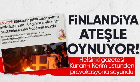 İsveç'teki skandal Kur'an-ı Kerim yakma eylemine Finlandiya gazetesinden destek! "Kur'an-ı Kerim'in yakılmasına izin verilmeli"
