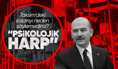 Son dakika: Bakan Soylu: Türkiye'ye bir psikolojik harp yürütülmektedir