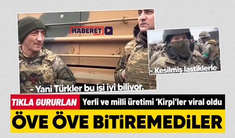 Ukraynalı askerlerden Türk üretimi 'Kirpi'ye övgü: Bu adamlar işi biliyor |VİDEO