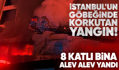 Şişli'de 8 katlı binada yangın! Dumanlar gökyüzünü kapladı, ekipler seferber oldu