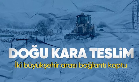 Türkiye'nin Doğusu bu sabahtan itibaren etkili olan kara teslim oldu! Şanlıurfa - Diyarbakır yolu ulaşıma kapandı