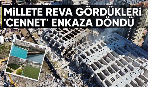 Hatay'da 2013 yılında yapımı tamamlanan 12 katlı 250 daireli Rönesans Rezidans, depremde yerle bir oldu