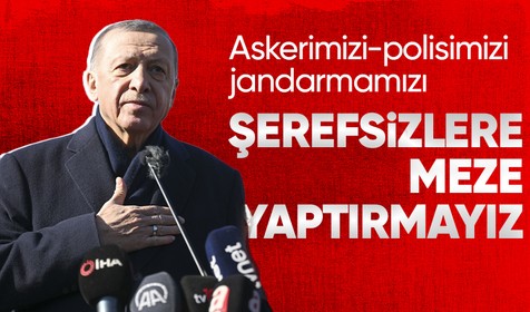 Son dakika deprem haberleri... Cumhurbaşkanı Recep Tayyip Erdoğan deprem bölgesinde: Askerimizi şerefsizlere meze yaptırmam