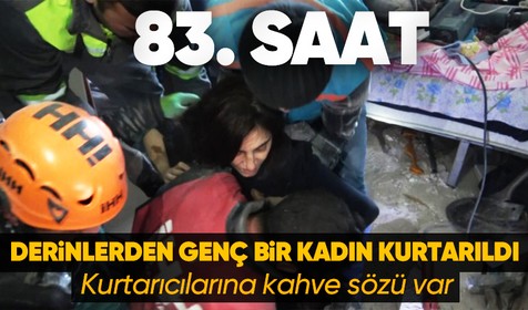10 ili etkileyen Kahramanmaraş merkezli depremlerin ardından umut yeşerten kurtuluş haberleri geliyor