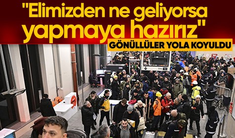 Deprem bölgesine gönüllü sevkiyatı! Trenlerle Söğütlüçeşme'den yola çıktılar