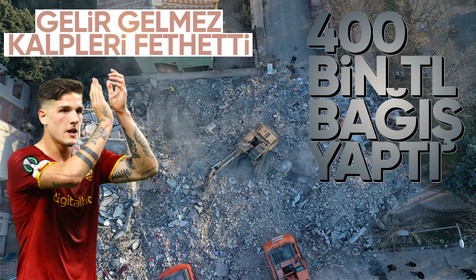 Galatasaray'ın yeni transferi Nicolo Zaniolo depremzedelere 400 bin TL bağışladı