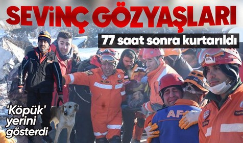 Meral Nakır 'Köpük' sayesinde 77 saat sonra sağ kurtarıldı