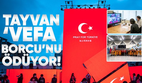 Türkiye'de meydana gelen deprem sonrası Tayvan'dan dev destek!