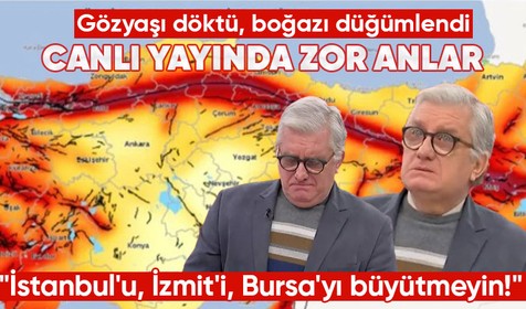 Canlı yayında gözyaşlarına hakim olamadı! Konuşurken boğazı düğümlendi... Cenk Yaltırak yalvardı: İstanbul'u, İzmit'i, Bursa'yı büyütmeyin!