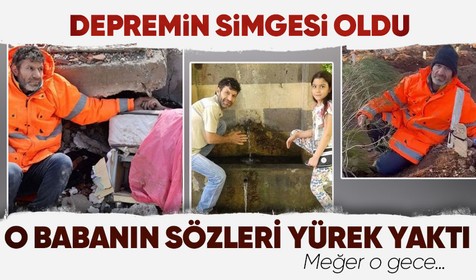 Depremin simge fotoğrafı olmuştu: Kızının elini bırakmayan baba konuştu