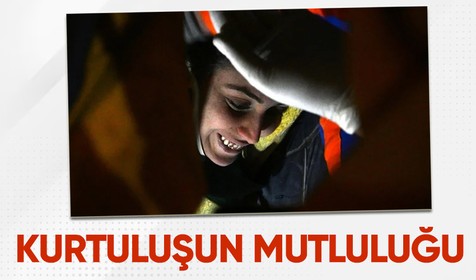 Kahramanmaraş'ta 108 saat sonra enkazdan çıkarılan 38 yaşındaki Filiz Çiftçi'nin tebessümü görülmeye değer