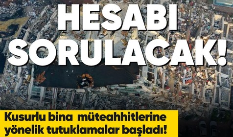 Şanlıurfa'da depremde yıkılan binalarla ilgili tespit edilen yapım kusurları ve kolon kesme eylemlerine ilişkin 8 şüpheli yakalandı!