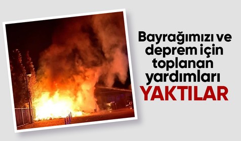 Almanya’nın Kuzey Ren Vestfalya eyaletinde depremzedeler için toplanan yardımlar kundaklandı