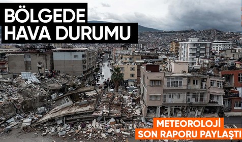 Deprem bölgesindeki vatandaşlar için hava durumu raporu paylaşıldı | 13 ŞUBAT HAVA DURUMU