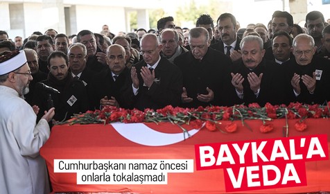 Eski CHP Genel Başkanı Deniz Baykal son yolculuğuna uğurlandı: Cenazeye katılan Cumhurbaşkanı Recep Tayyip Erdoğan o iki ismin elini sıkmadı
