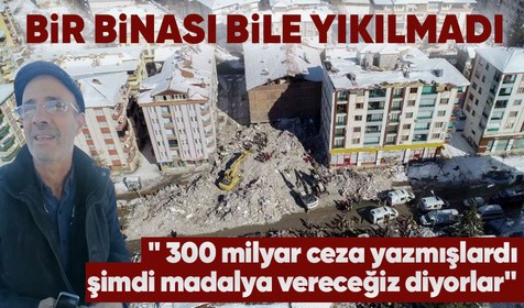 Malatya'da tek bir binasının bile yıkılmadığını söyleyen müteahhit gündeme oturdu! "300 milyar ceza yazmışlardı, şimdi madalya vereceğiz diyorlar"