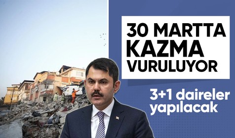 Bakan Kurum açıkladı: TOKİ Martta kazmayı vuruyor! 3+1 ve 105 metrekare daireler yapılacak