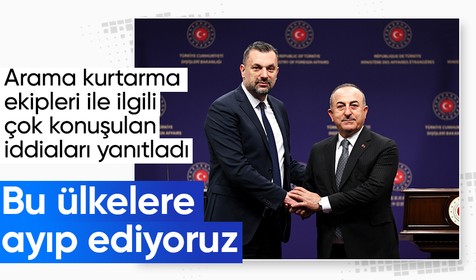 Dışişleri Bakanı Mevlüt Çavuşoğlu'ndan yabancı ülkeden gelen ekiplerle ilgili iddialara ilişkin açıklama: Bu ülkelere ayıp ediyoruz