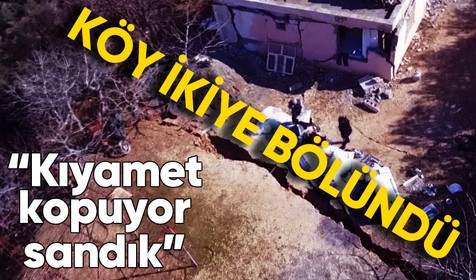Gaziantep Nurdağı'na bağlı Gökçedere depremde ortadan ikiye bölündü! Köy sakini olanları "Kıyamet kopuyor sandık" sözleriyle anlattı