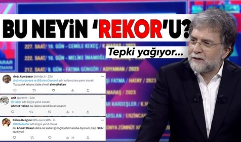 CNN Türk ekranlarında sunduğu 'Tarafsız Bölge' programında rekor söylemiyle gündeme gelen Ahmet Hakan'a tepkiler çığ gibi büyüyor!
