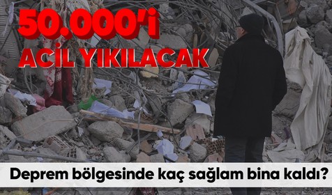 Deprem bölgesinde acil yıkılması gereken bina sayısı belli oldu! İşte il il hasar tespit çalışmaları ve yıkılacak binalar