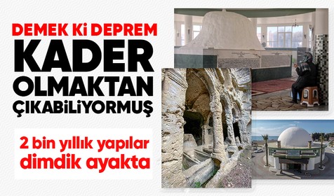 Hatay'da Hızır Türbesi, 2 bin yıllık tarihi yapılar depreme meydan okudu