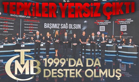Türkiye Cumhuriyeti Merkez Bankası'nın "Türkiye Tek Yürek" isimli kampanyaya 30 milyar TL bağışlaması sosyal medyada gündem oldu!