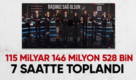 Türkiye Tek Yürek: Depremzedelere yardım için tüm kanallarda ortak yayın