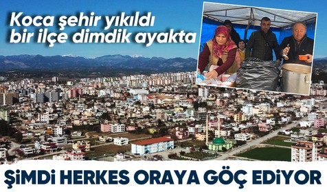 Büyük yıkımın yaşandığı Osmaniye'de 30 bin konutlu Kadirli dimdik ayakta kaldı