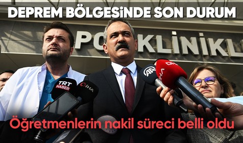 Okullar ne zaman açılacak? Deprem bölgesindeki öğretmenlerin nakil süreci ne zaman başlayacak? Milli Eğitim Bakanı Mahmut Özer'den açıklamalar