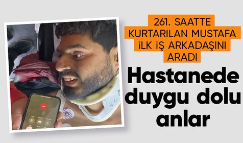 Sağlık Bakanı Fahrettin Koca enkazdan kurtulan depremzedeleri ziyaret etti: 261. saatte kurtarılan Mustafa'nın bir yakınıyla olan görüşmesini de paylaştı