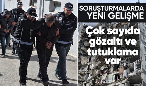 Son dakika! Binalarda tespit edilen yapım kusurlarıyla ilgili yürütülen soruşturmada Malatya, Osmaniye ve Adana'da çok sayıda tutuklama
