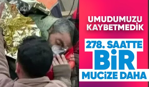 Son dakika! Hatay'da 278. saatte bir mucize daha!