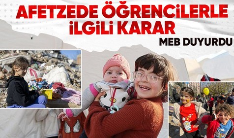 Son dakika! MEB afetzede öğrencilerle ilgili kararını açıkladı! Okul pansiyonlarına parasız yatılı olarak yerleştirilebilecekler