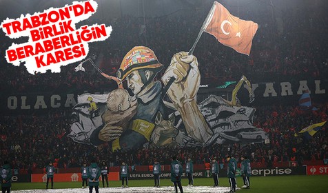 Trabzon'da anlamlı koreografi! "Hep birlikte olacağız"