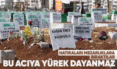 Bu acıya yürek dayanmaz! Diyarbakır'da depremde vefat edenlerin hatıraları mezarlıklara bırakıldı