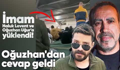 İmam Haluk Levent ve Oğuzhan Uğur'a yüklendi! Oğuzhan'dan cevap geldi: Hocam olsaydı da fazlasını verseydim