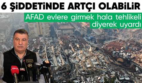 AFAD Deprem ve Risk Azaltma Genel Müdürü Orhan Tatar'dan deprem açıklaması