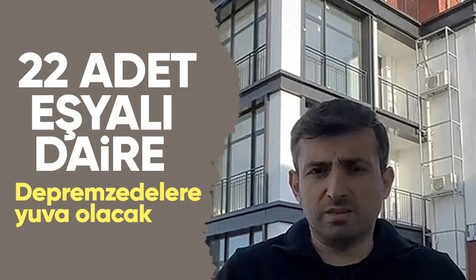 Baykar Yönetim Kurulu Başkanı ve Teknoloji Lideri Selçuk Bayraktar, "Evim Yuvan Olsun" kampanyasına 22 adet eşyalı daire ile katıldıklarını açıkladı
