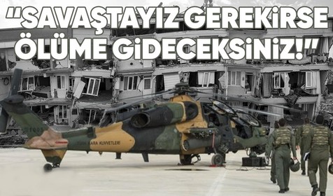 Deprem günü havalanan ancak hava koşullarından dolayı geri inen helikopterlere tüyler ürperten talimat!