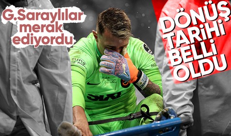 Galatasaray'ın yıldızı Muslera sahalara ne zaman dönecek? İşte o maç