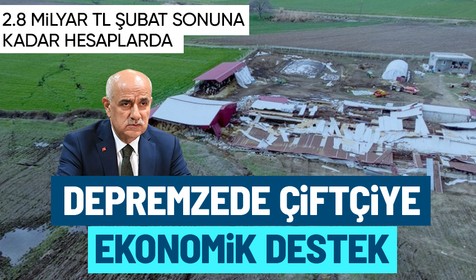 Tarım ve Orman Bakanı Vahit Kirişci duyurdu: 2,8 milyar lira olan mazot ve gübre destekleri hesaplara yatıyor