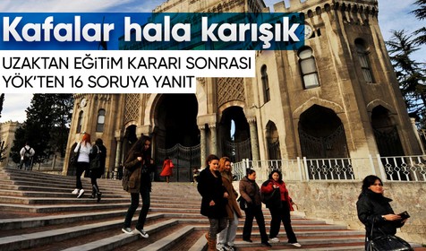 Üniversiteler uzaktan eğitime geçti öğrencilerden peş peşe sorular geldi: YÖK, bahar yarıyılı eğitim ve öğretimine ilişkin soruları yanıtladı