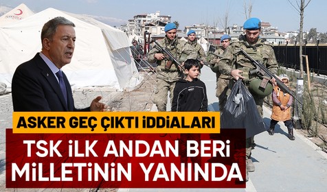 Milli Savunma Bakanı Hulusi Akar'dan asker kışladan geç çıktı iddialarına yanıt: Asker ilk andan itibaren milletinin yanına koşmuştur